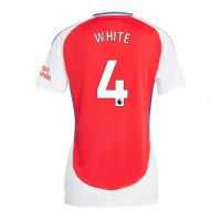 Arsenal Ben White #4 Fußballbekleidung Heimtrikot Damen 2024-25 Kurzarm